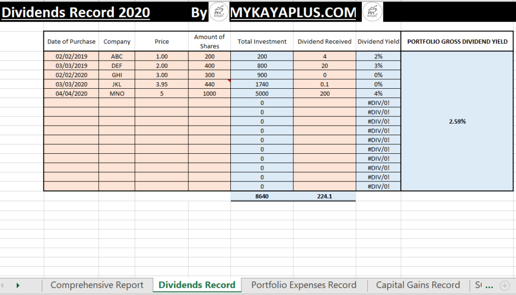 MyKayaPlus Portfolio Tracker