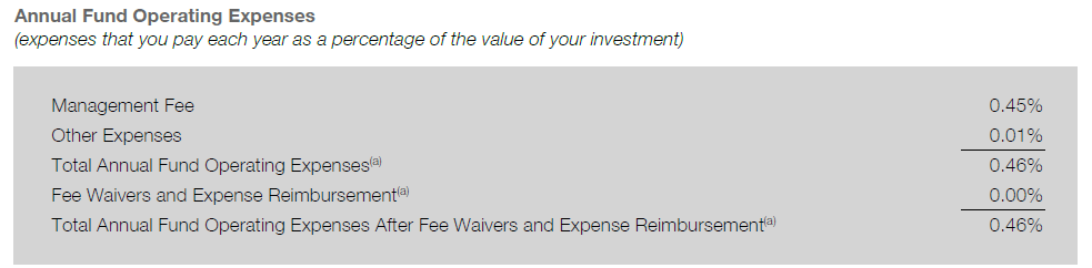 MOAT expenses fees